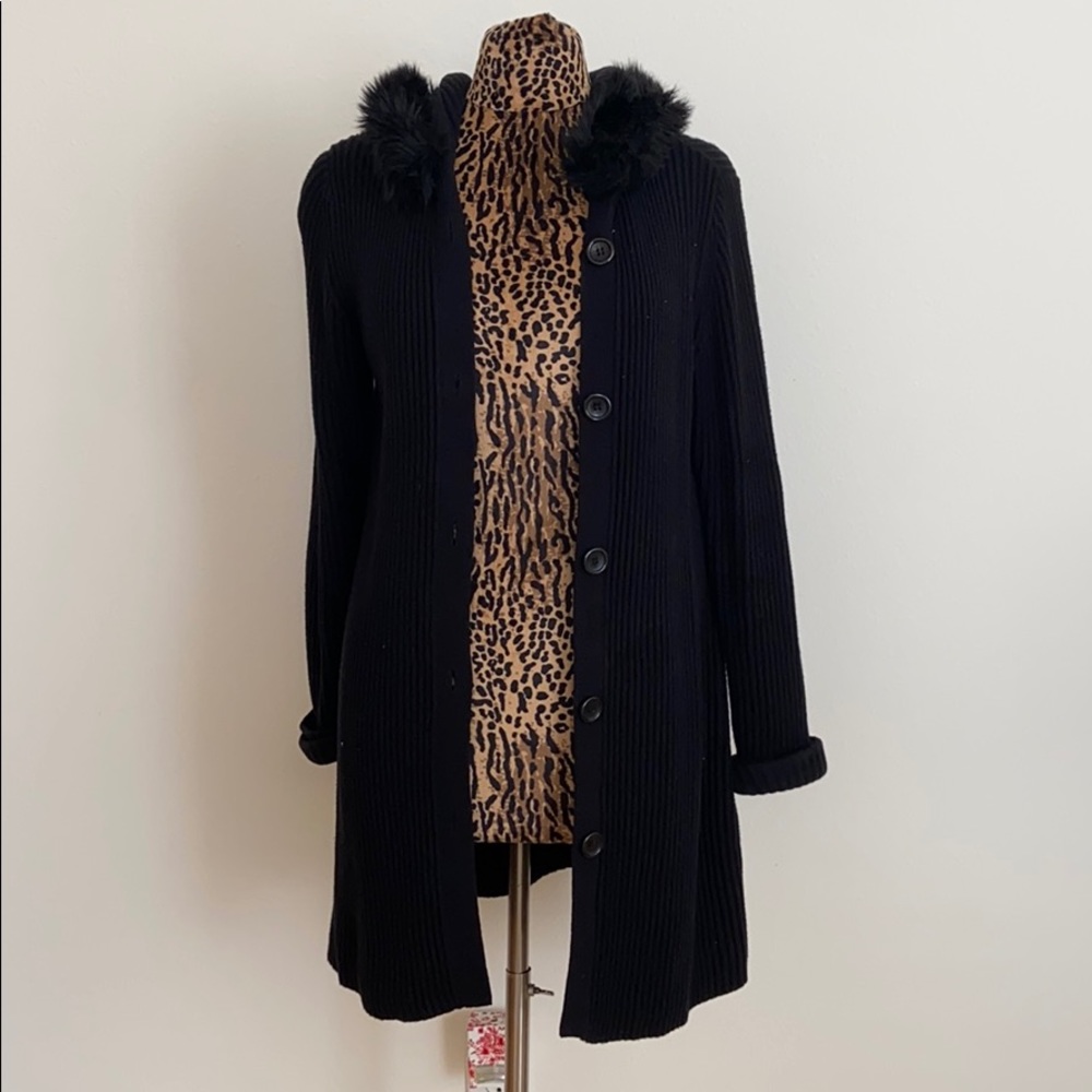 I. N.C Long Sweater Coat